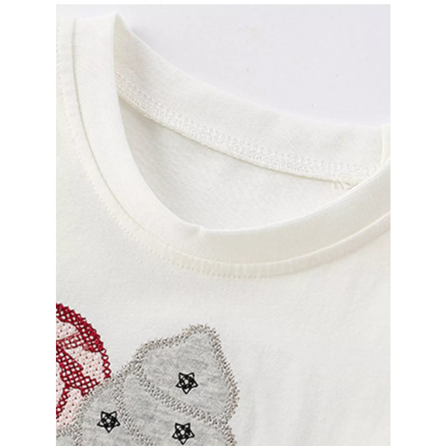Children’s Short Sleeve Ruffle Hem T-Shirt Apparel and Accessories