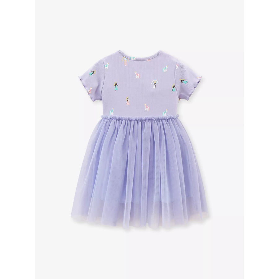 Children’s Short Sleeve Tulle Dress Apparel and Accessories