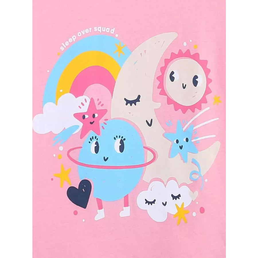 Children’s Sleepover Squad Graphic T-Shirt Apparel and Accessories