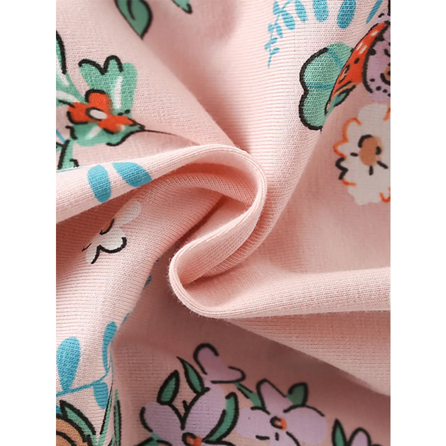 Children’s Sleeveless Floral Animal Print Casual Dress Apparel and Accessories