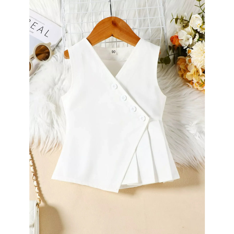 Children’s Sleeveless Top and Wide Leg Pants Set Apparel and Accessories