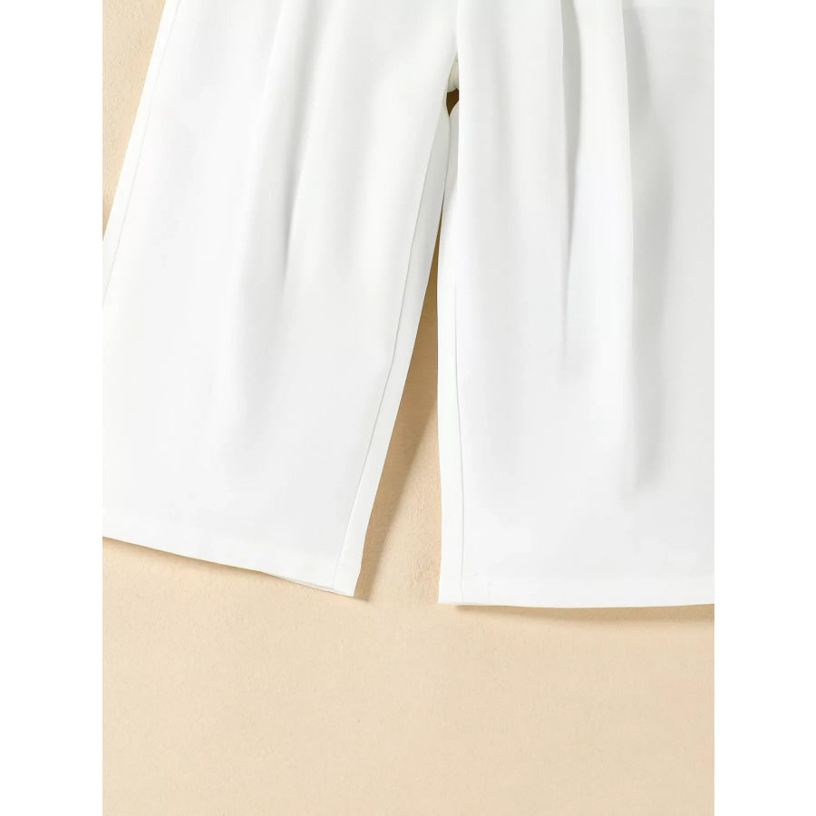 Children’s Sleeveless Top and Wide Leg Pants Set Apparel and Accessories