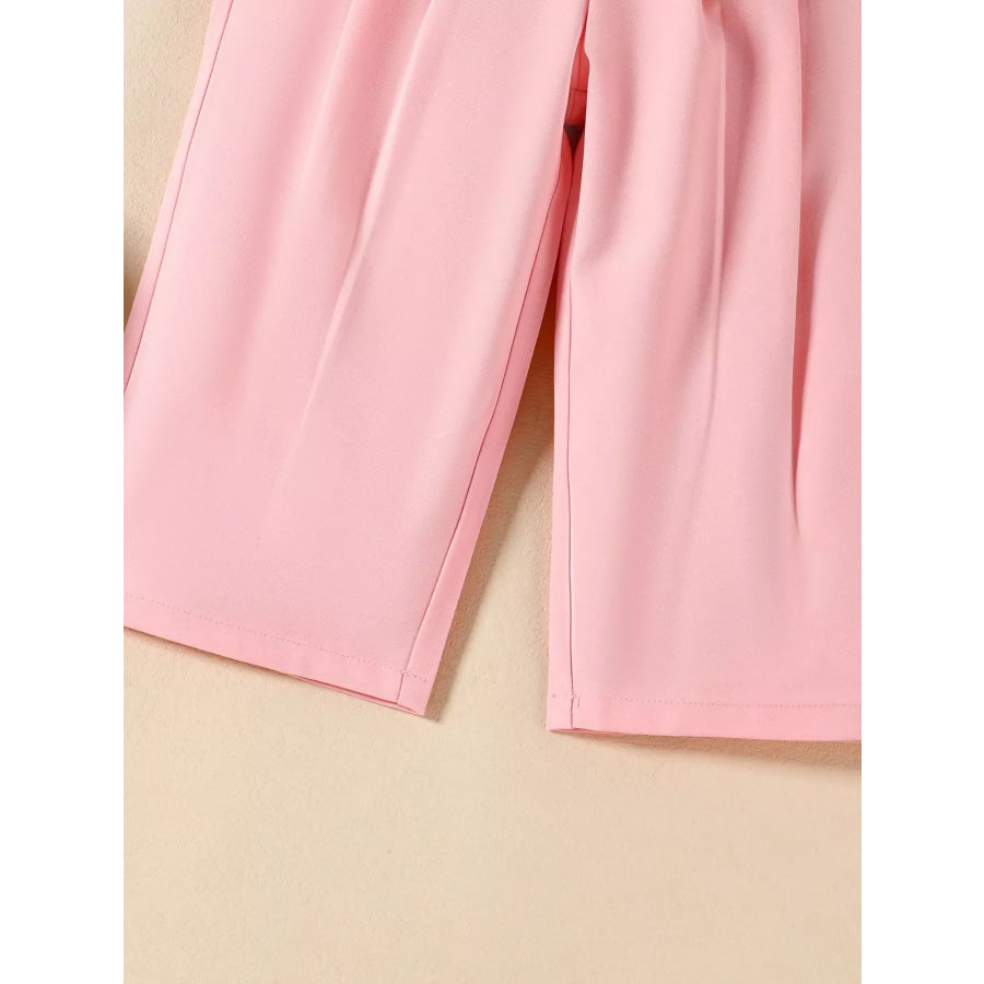 Children’s Sleeveless Top and Wide Leg Pants Set Apparel and Accessories