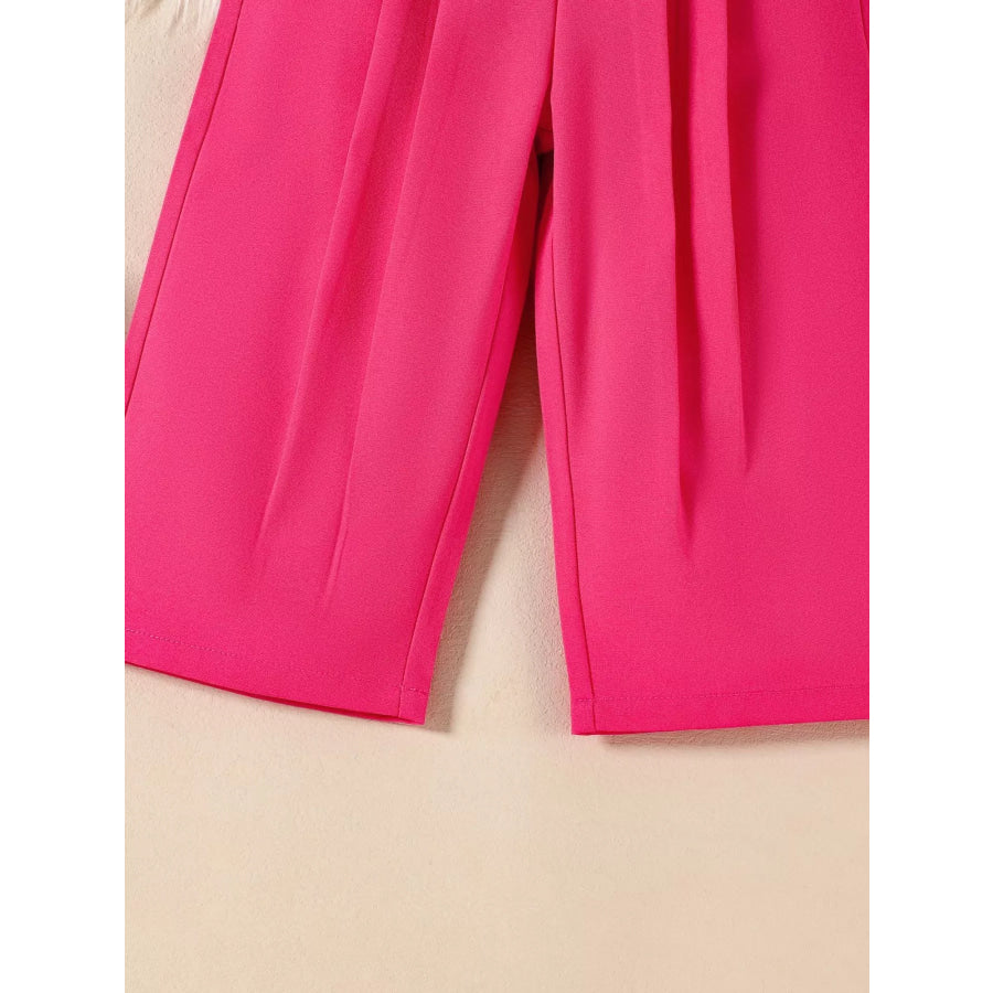 Children’s Sleeveless Top and Wide Leg Pants Set Apparel and Accessories