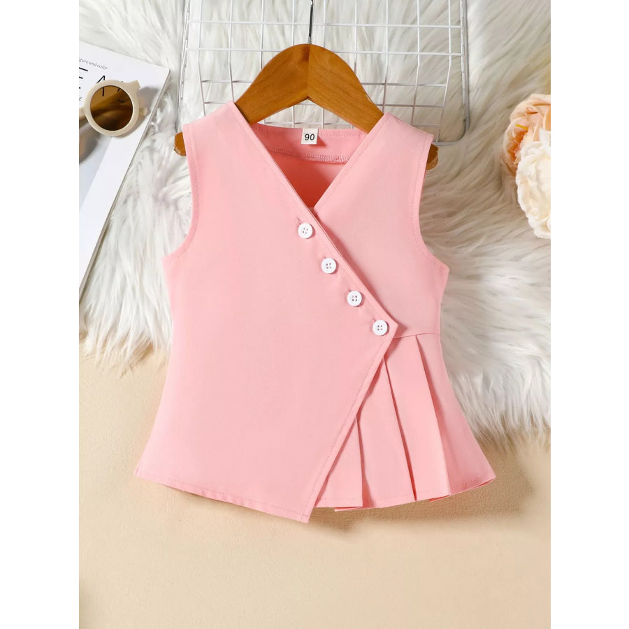 Children’s Sleeveless Top and Wide Leg Pants Set Apparel and Accessories