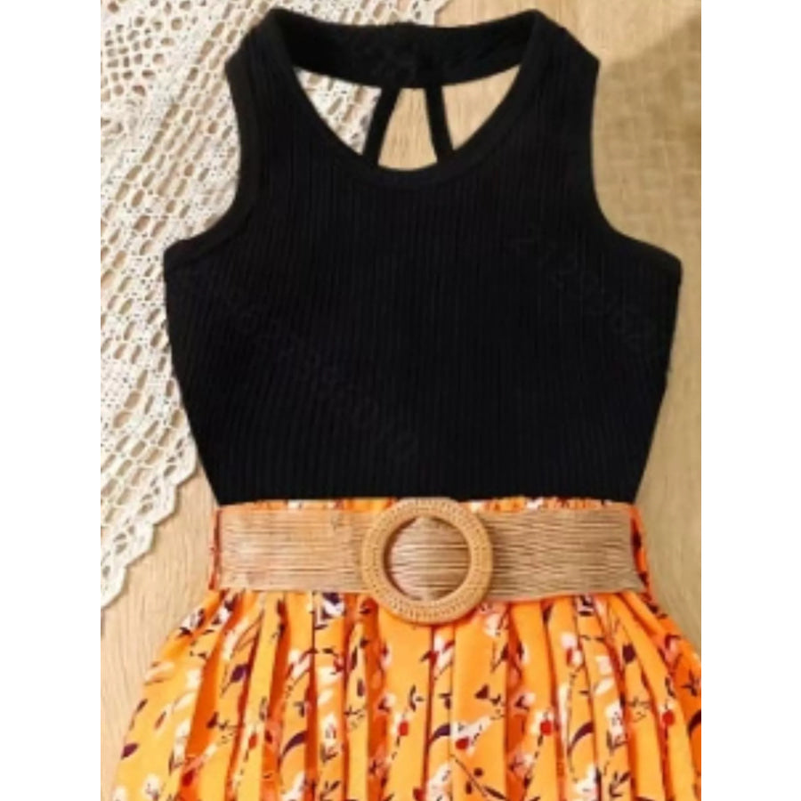 Children’s Sleeveless Top & Wide Leg Pants Set Apparel and Accessories