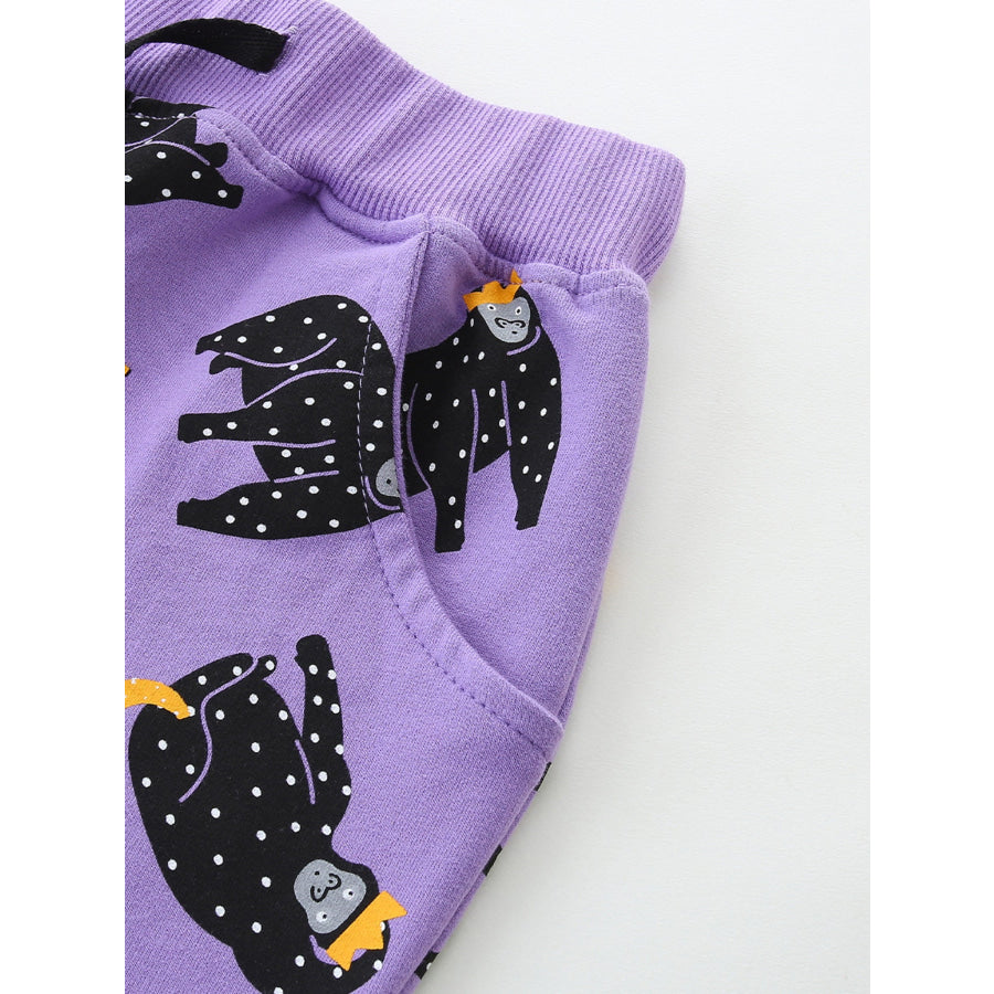 Children’s Sloth Print Shorts Apparel and Accessories