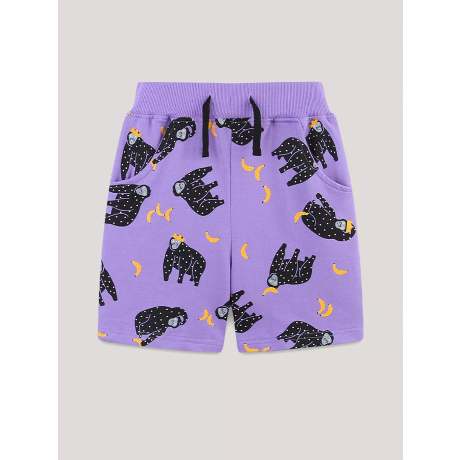 Children’s Sloth Print Shorts Apparel and Accessories
