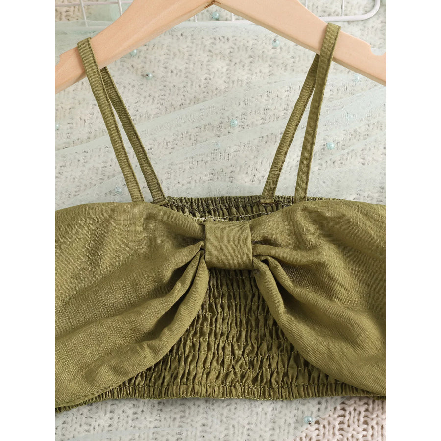 Children’s Smocked Bow Cami and Pants Set Apparel and Accessories