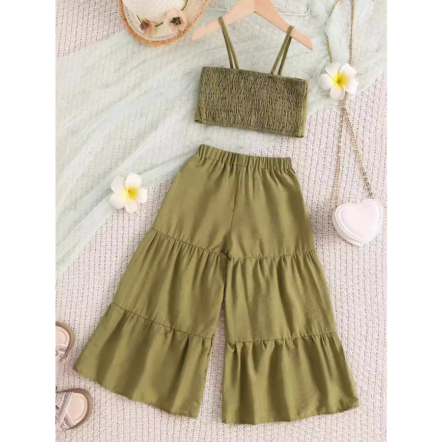 Children’s Smocked Bow Cami and Pants Set Apparel and Accessories
