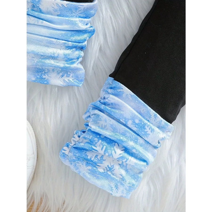 Children’s Snowflake Hoodie and Leggings Set Apparel and Accessories
