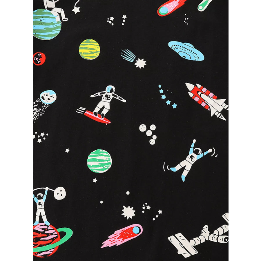 Children’s Space Adventure Graphic T-Shirt Apparel and Accessories