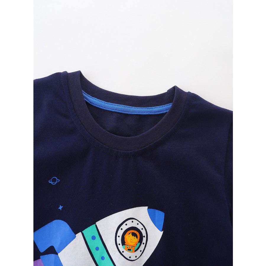 Children’s Space Graphic T-Shirt 3 Piece Set Apparel and Accessories