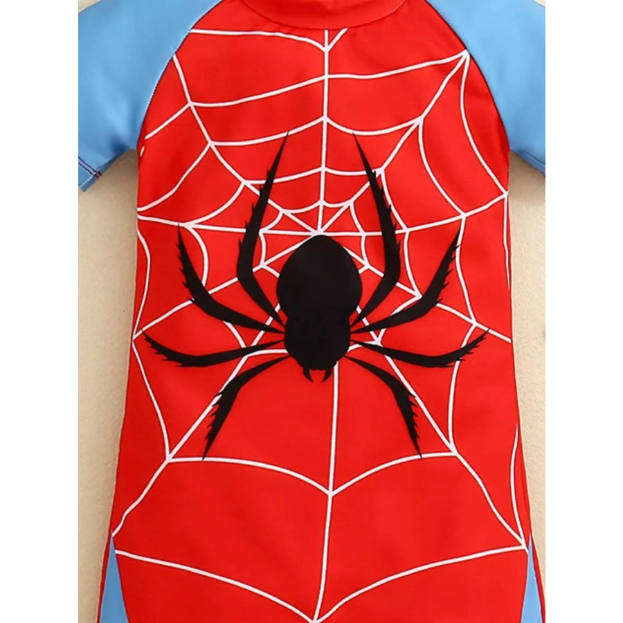 Children’s Spider-Man Short Sleeve One-Piece Swimsuit Apparel and Accessories