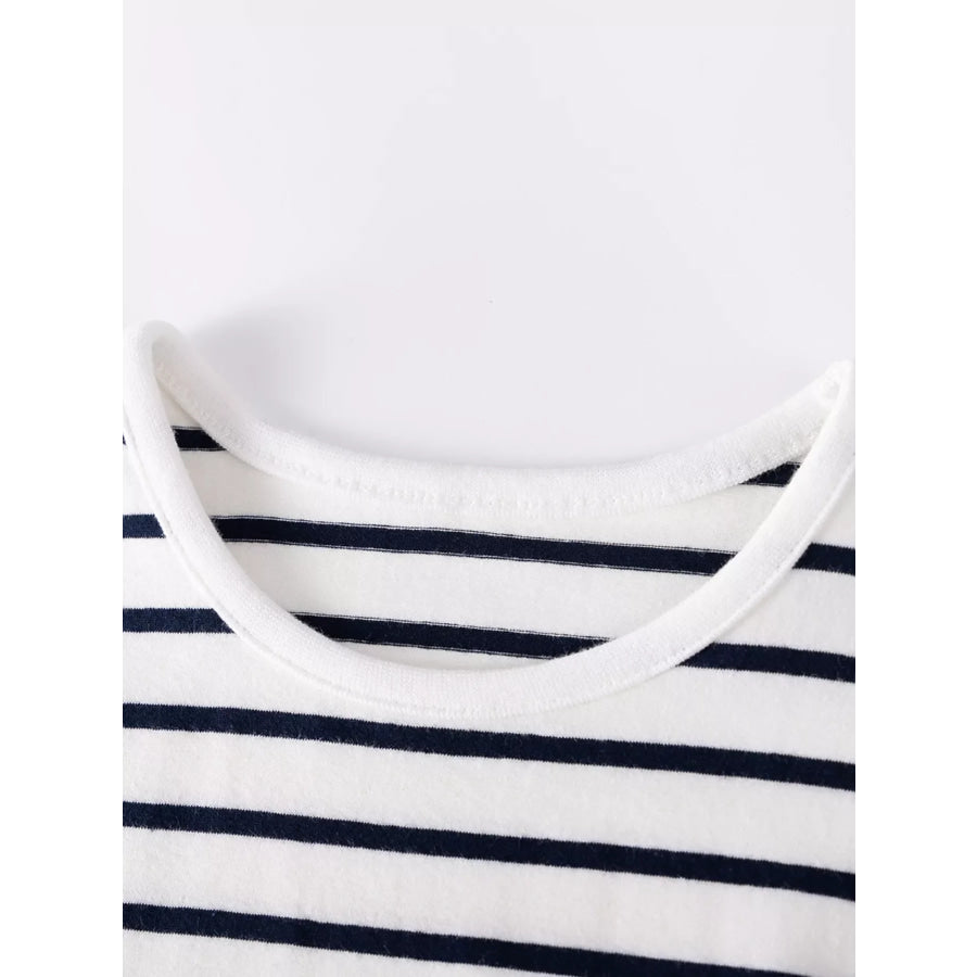 Children’s Strawberry Applique Striped T-Shirt & Shorts Set Apparel and Accessories