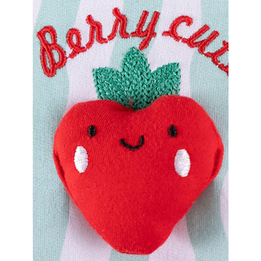 Children’s Strawberry Peplum Top and Leggings Set Apparel and Accessories