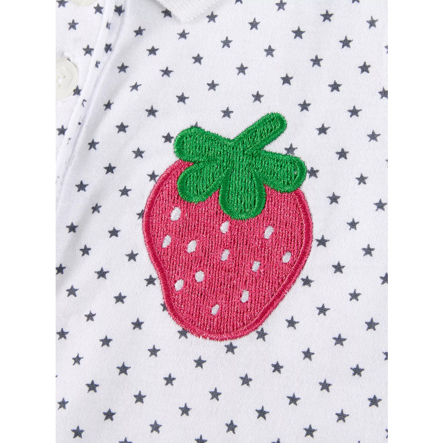Children’s Strawberry Polka Dot Polo Apparel and Accessories