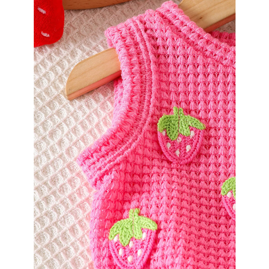 Children’s Strawberry Tank and Shorts Set Apparel Accessories