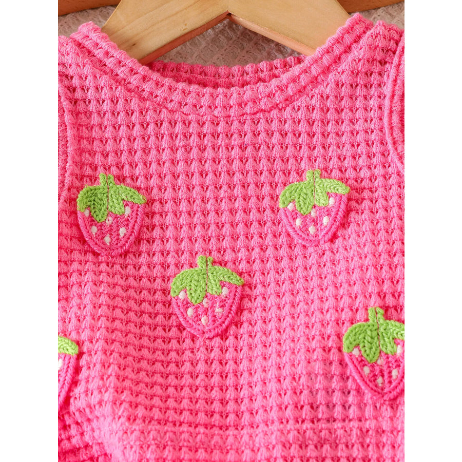 Children’s Strawberry Tank and Shorts Set Apparel Accessories