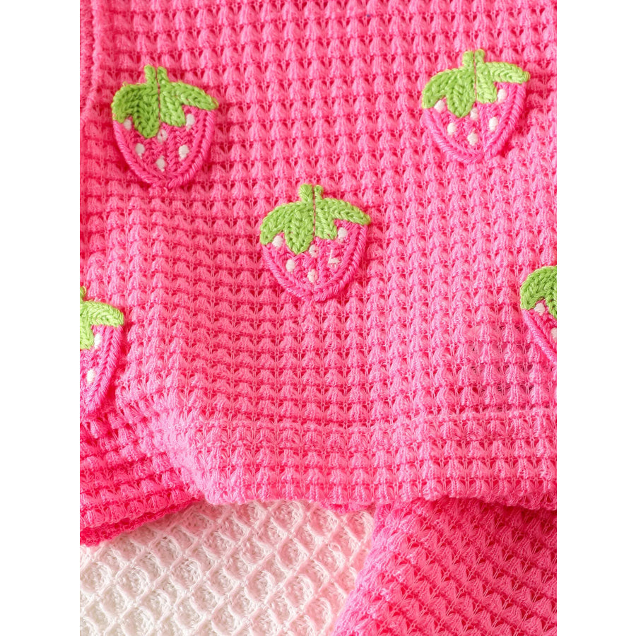 Children’s Strawberry Tank and Shorts Set Apparel Accessories