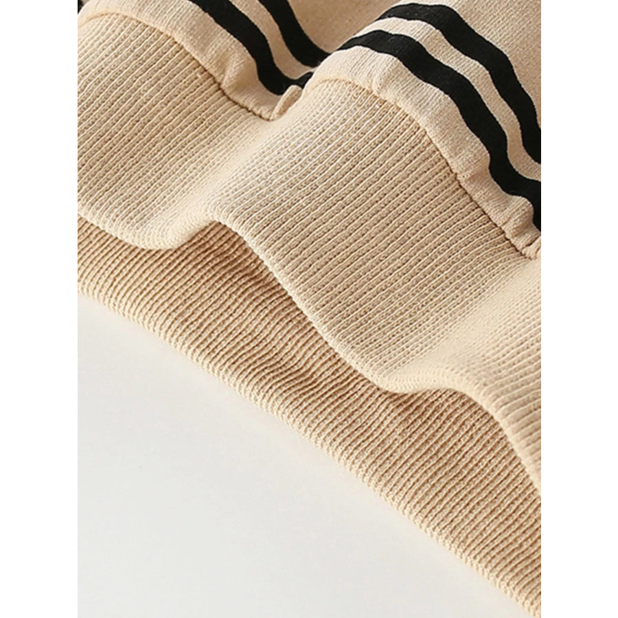 Children’s Striped Bear Crew Neck Sweatshirt Apparel and Accessories