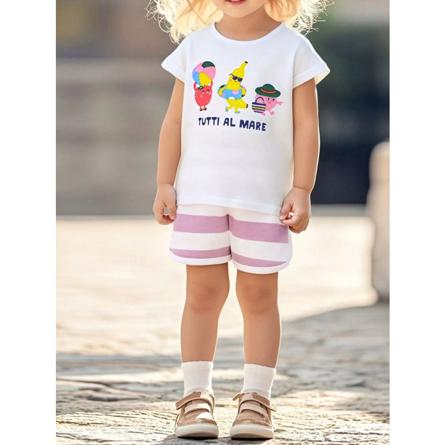 Children’s Striped Casual Shorts Apparel and Accessories