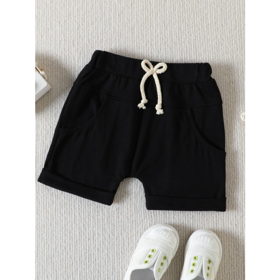 Children’s Striped Color Block Casual Top and Shorts Set Apparel and Accessories