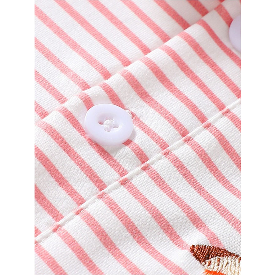 Children’s Striped Embroidered Duck Polo Apparel and Accessories