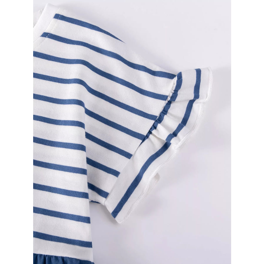 Children’s Striped Fairy Casual Dress Apparel and Accessories