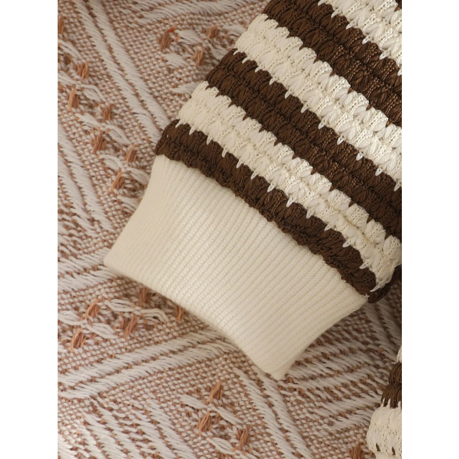 Children’s Striped Knit Top and Pants Set Apparel Accessories