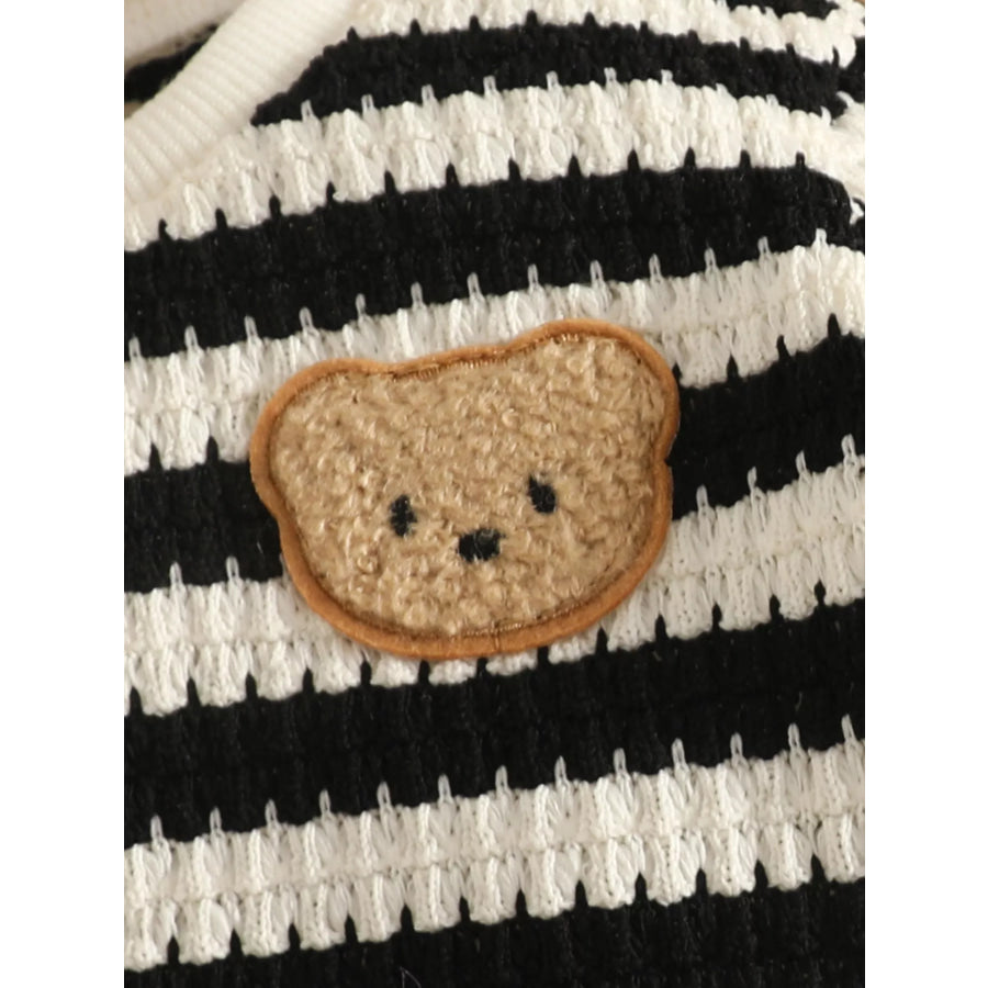 Children’s Striped Knit Top and Pants Set Apparel Accessories