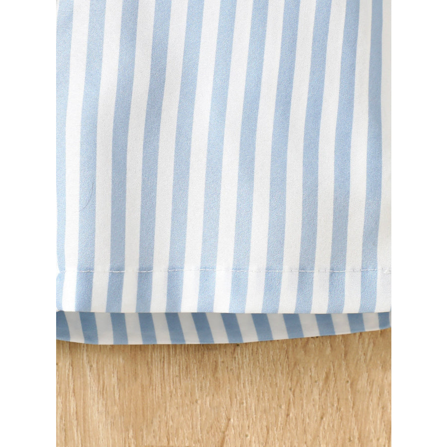 Children’s Striped Pocket Tee and Shorts Set Apparel and Accessories