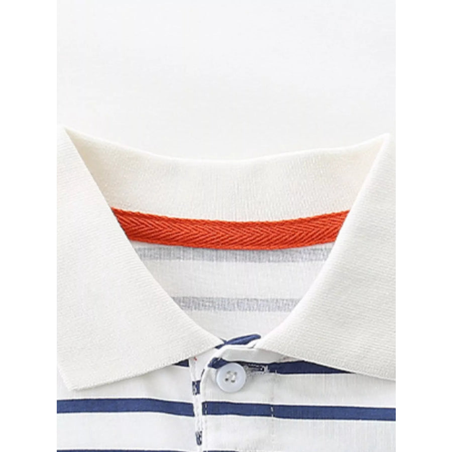 Children’s Striped Polo and Shorts Set Apparel and Accessories