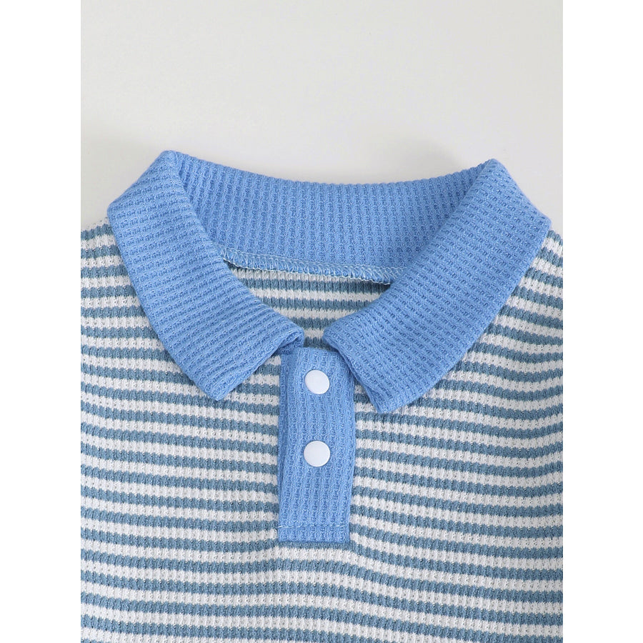 Children’s Striped Polo Shirt & Pants Set Apparel and Accessories