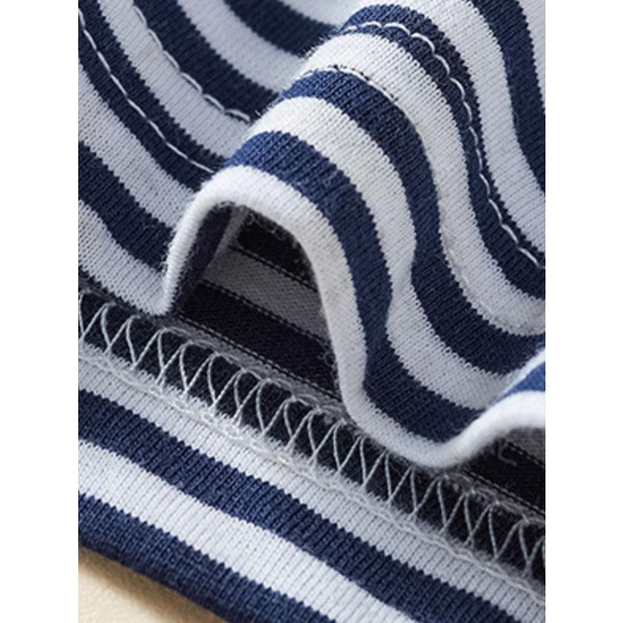Children’s Striped Polo Shirt & Printed Shorts Set Apparel and Accessories