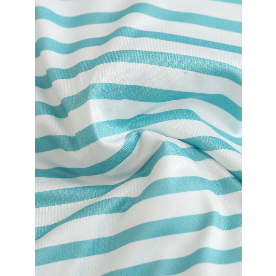 Children’s Striped Polo Shirt & Solid Shorts Set Apparel and Accessories