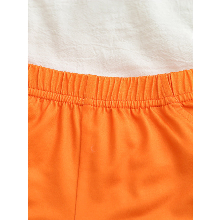 Children’s Striped Polo Shirt & Solid Shorts Set Apparel and Accessories