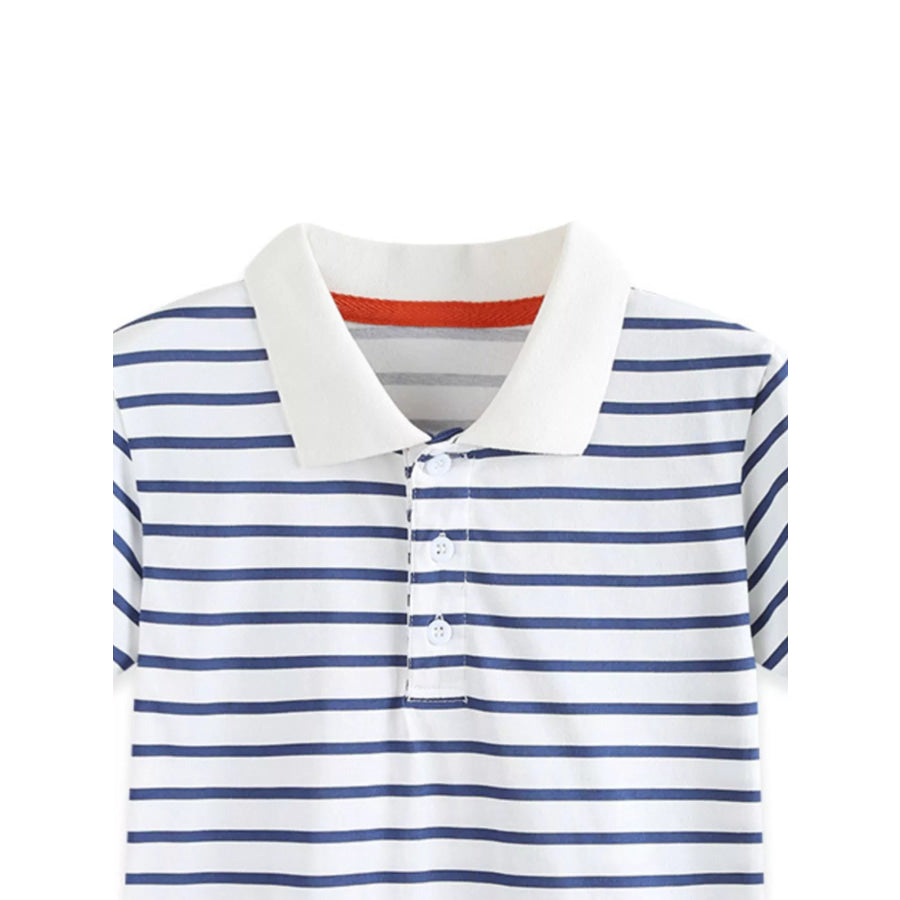 Children’s Striped Short Sleeve Polo Shirt Apparel and Accessories
