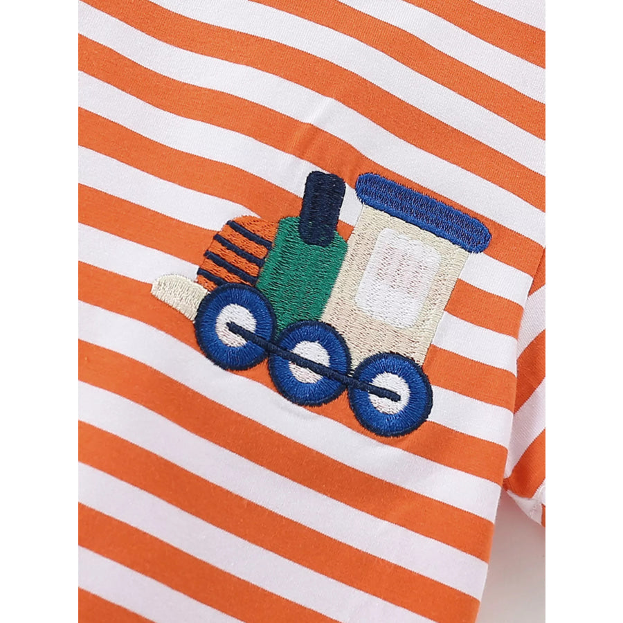 Children’s Striped Short Sleeve T-Shirt Apparel and Accessories