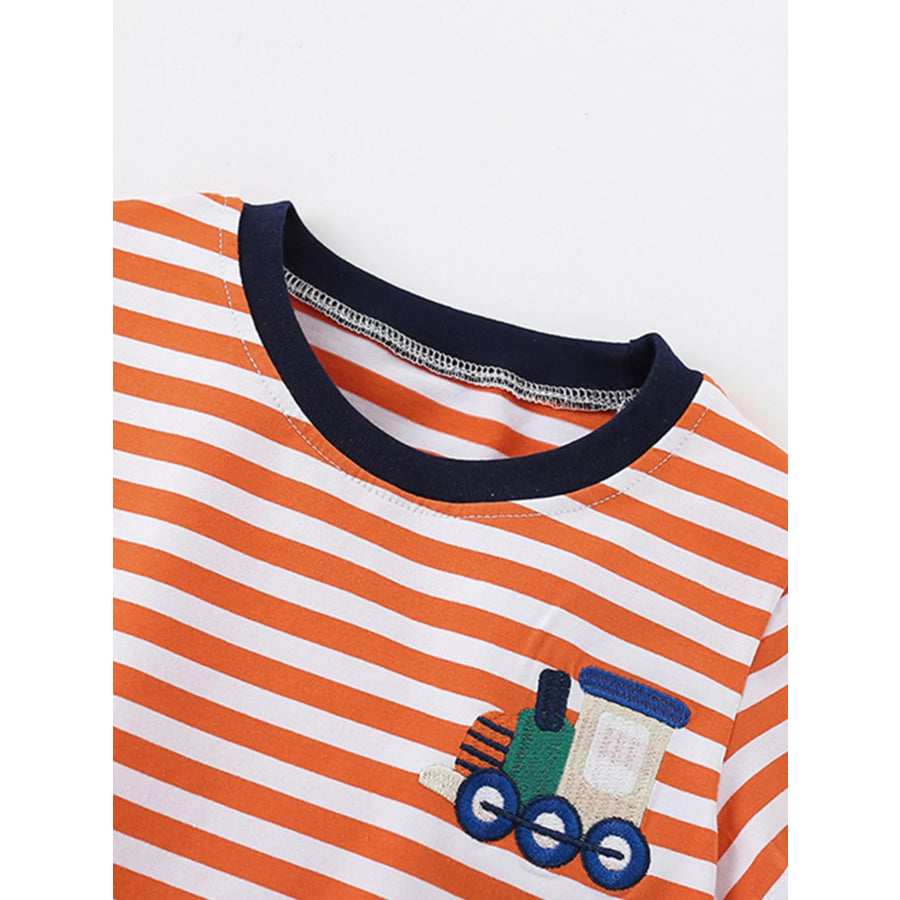 Children’s Striped Short Sleeve T-Shirt Apparel and Accessories