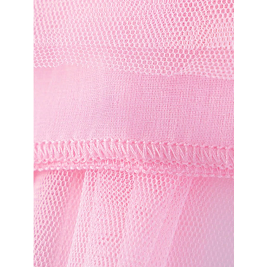 Children’s Striped Sleeveless Tulle Dress Apparel and Accessories
