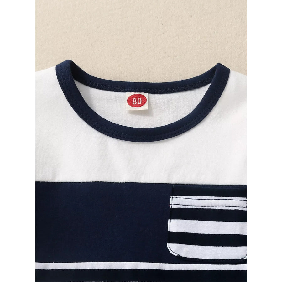 Children’s Striped T-shirt and Shorts Set Apparel and Accessories