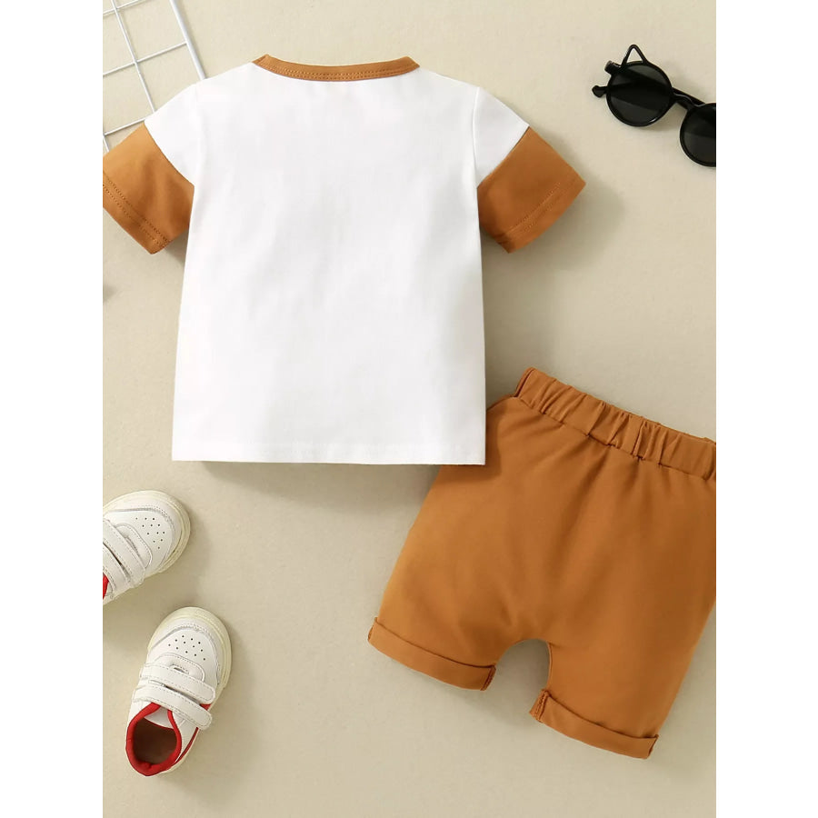Children’s Striped T-shirt and Shorts Set Apparel and Accessories