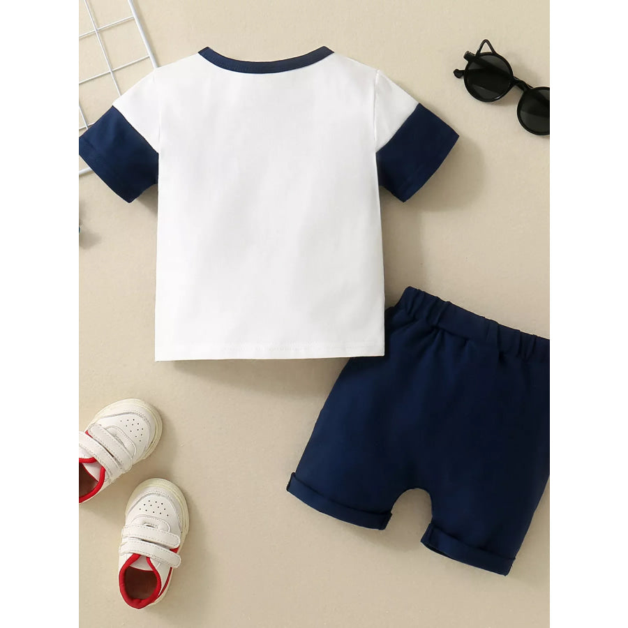 Children’s Striped T-shirt and Shorts Set Apparel and Accessories