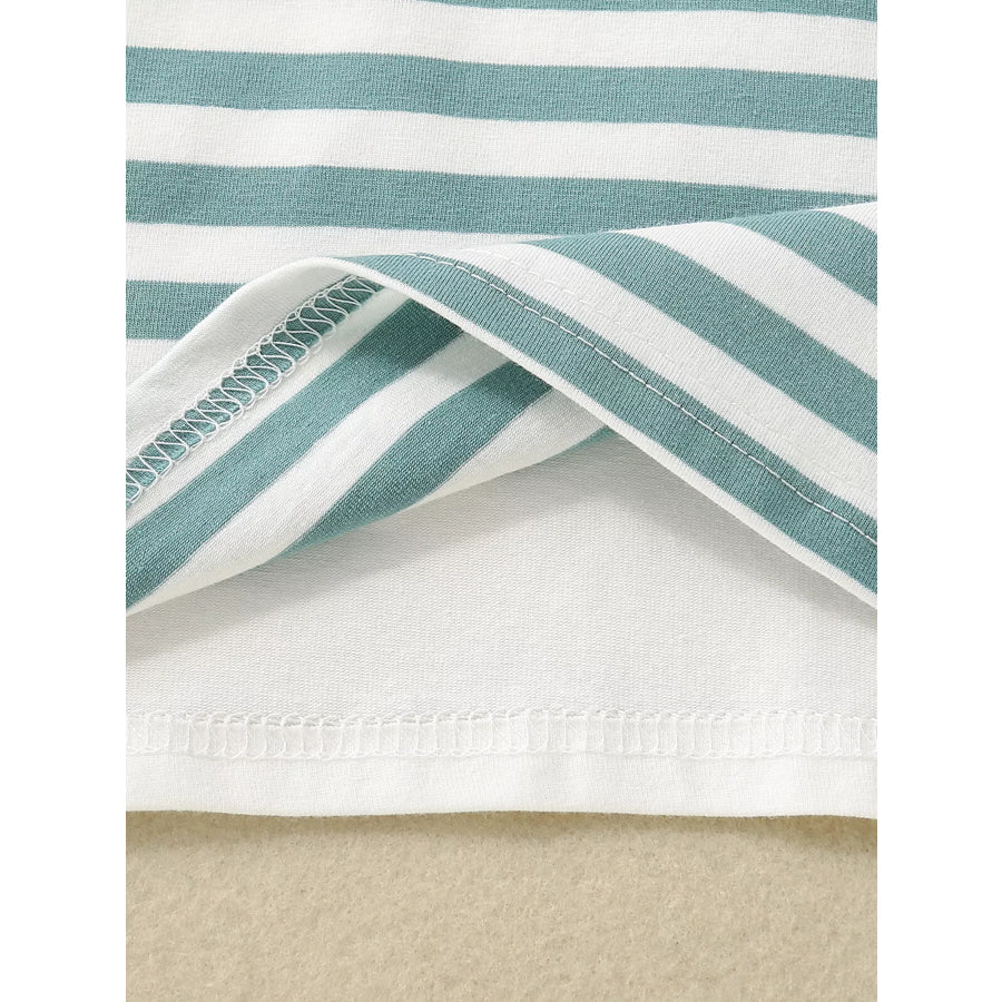 Children’s Striped T-shirt and Shorts Set Apparel and Accessories
