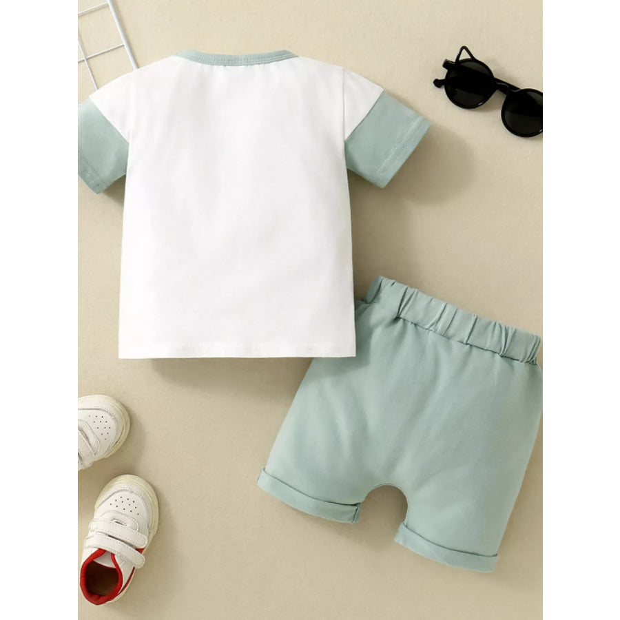 Children’s Striped T-shirt and Shorts Set Apparel and Accessories