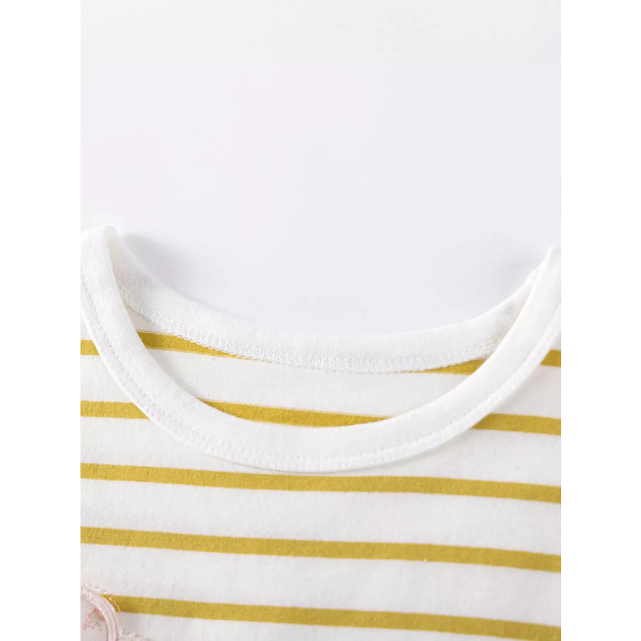 Children’s Striped Top & Gingham Capri Set Apparel and Accessories