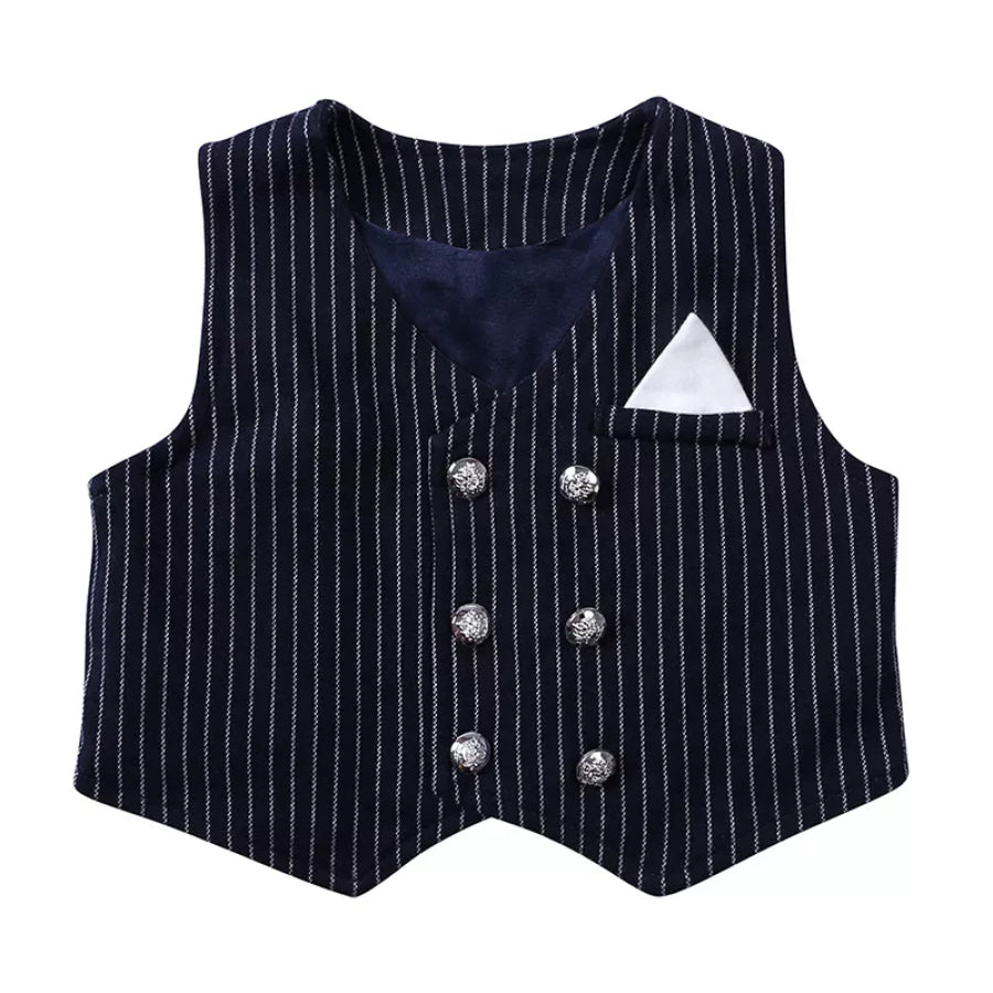 Children’s Striped Vest and Pants Suit Set Apparel and Accessories