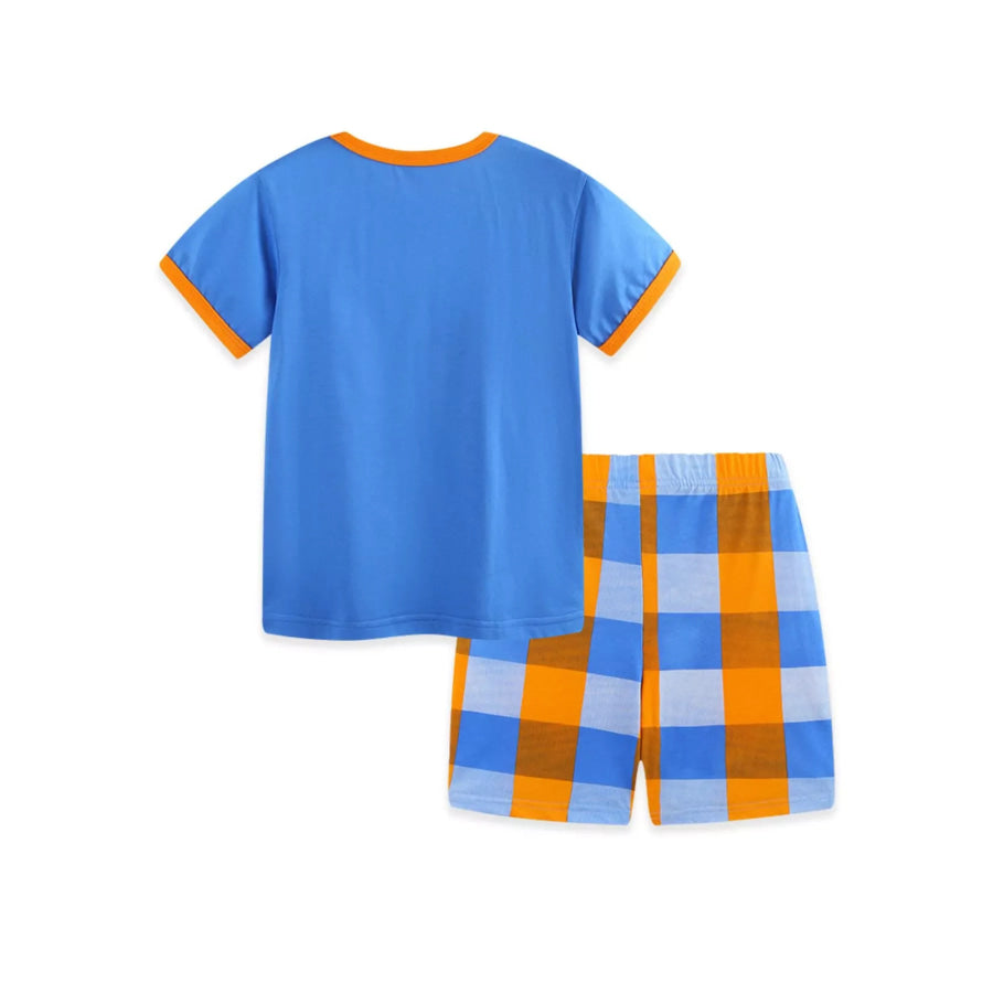 Children’s Summer Vibes Crocodile Print Tee and Shorts Set Apparel and Accessories