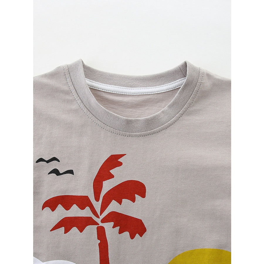 Children’s Sun Vibes Graphic Short Sleeve Tee Apparel and Accessories